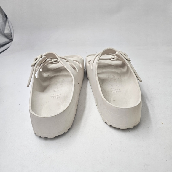 Birkenstock Papillio Florida Flex Platform EVA Sandals Eggshell 38 W7 7.5 - Picture 6 of 9